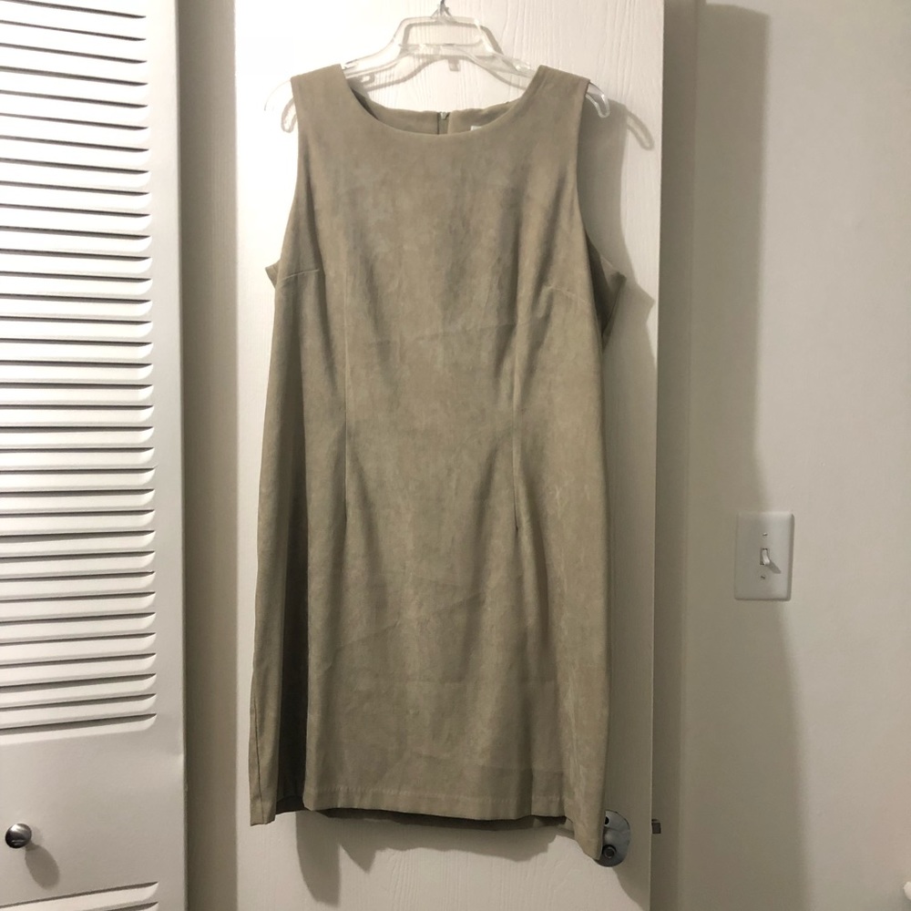 Tan Classy Dress